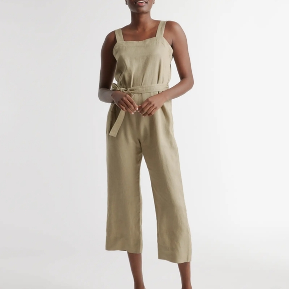 100% Linen Quince Jumpsuit - Picture 5 of 5